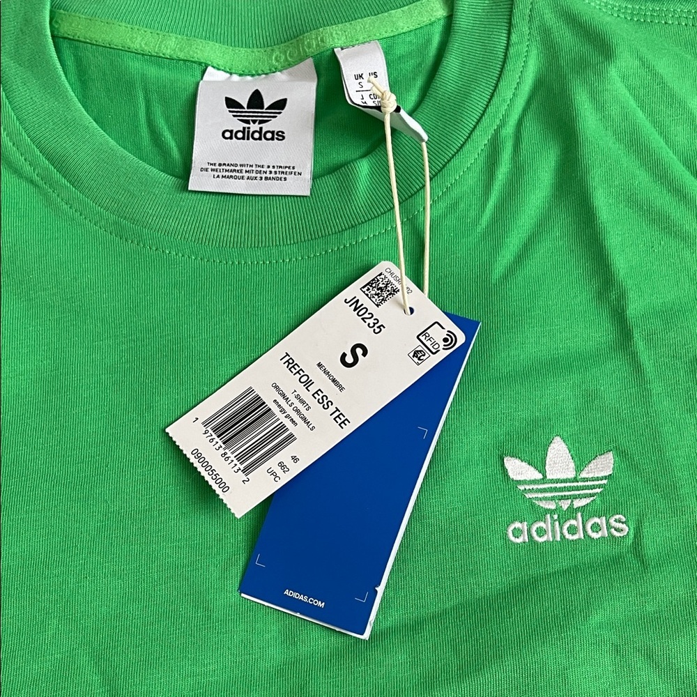 Adidas Vibrant Green Short Sleeve Tee - Picture 2 of 2
